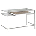 Adela Writing Desk Antique Silver Wood