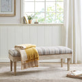 Soft Close Storage Bench Beige Multi Wood