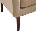 Mid Century Accent Chair Sand Polyester