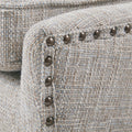 Captains Dining Chair Grey Multi Polyester