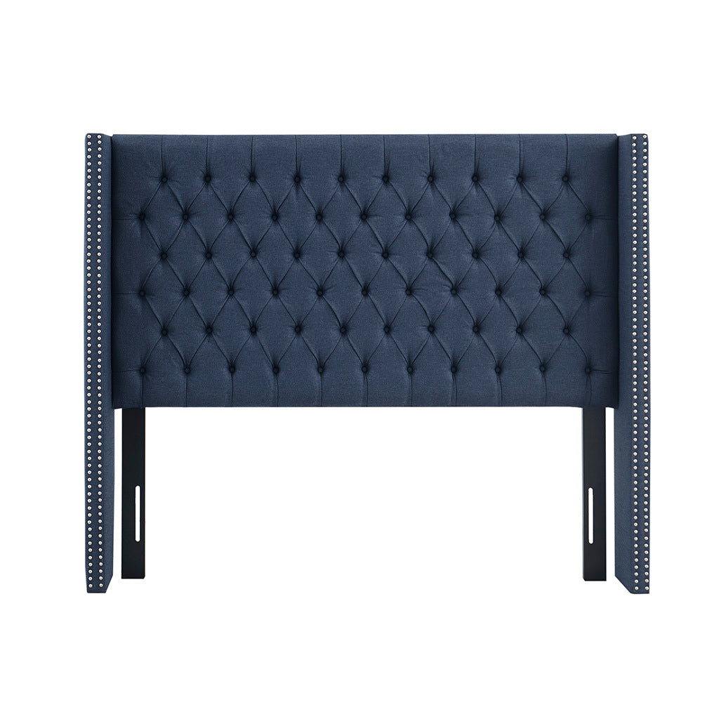 Upholstery Headboard Navy Polyester