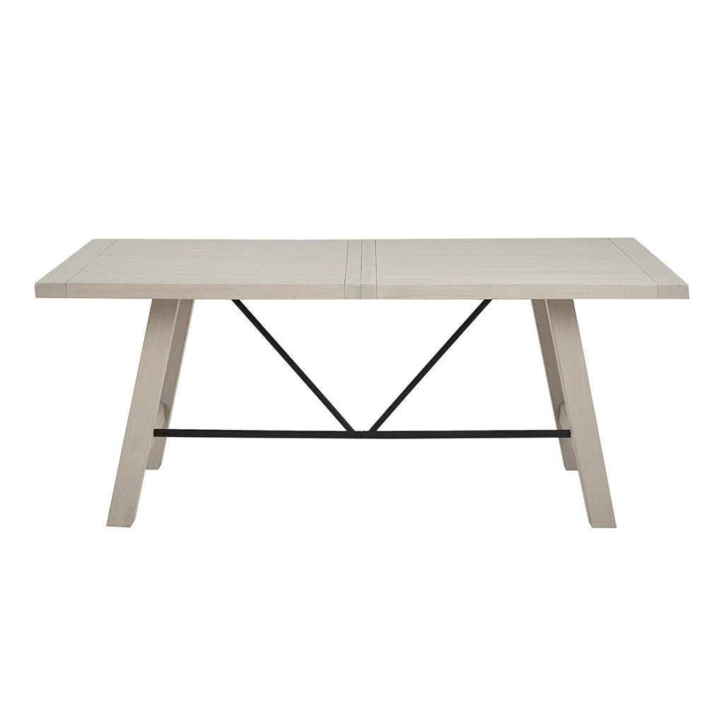 Sonoma Dining Table White Solid Wood