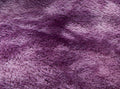 Lily Luxury Chinchilla Faux Fur Rectangular Area Rug Purple Polyester