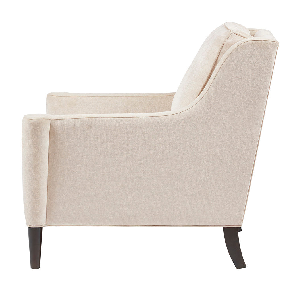 Windsor Lounge Beige Solid Wood