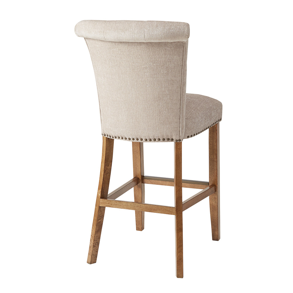 Colfax 30" Bar Stool Cream Polyester