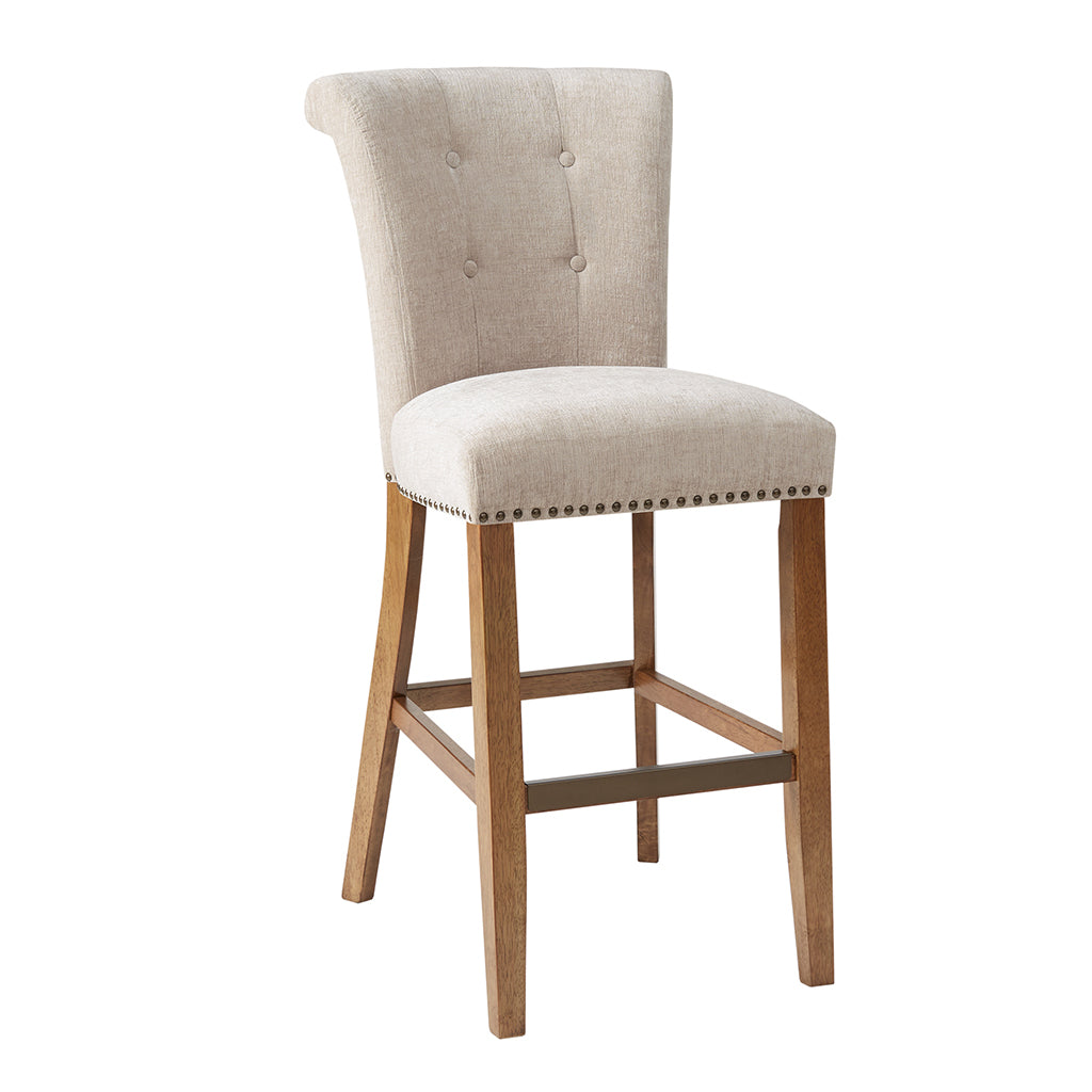 Colfax 30" Bar Stool Cream Polyester