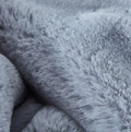 Cassilda Luxury Chinchilla Faux Fur Throw Blanket 50