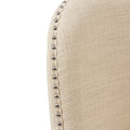 Counter Stool With Swivel Seat Natural Polyester