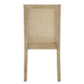Dining Chair Set Of 2 Natural Polyester