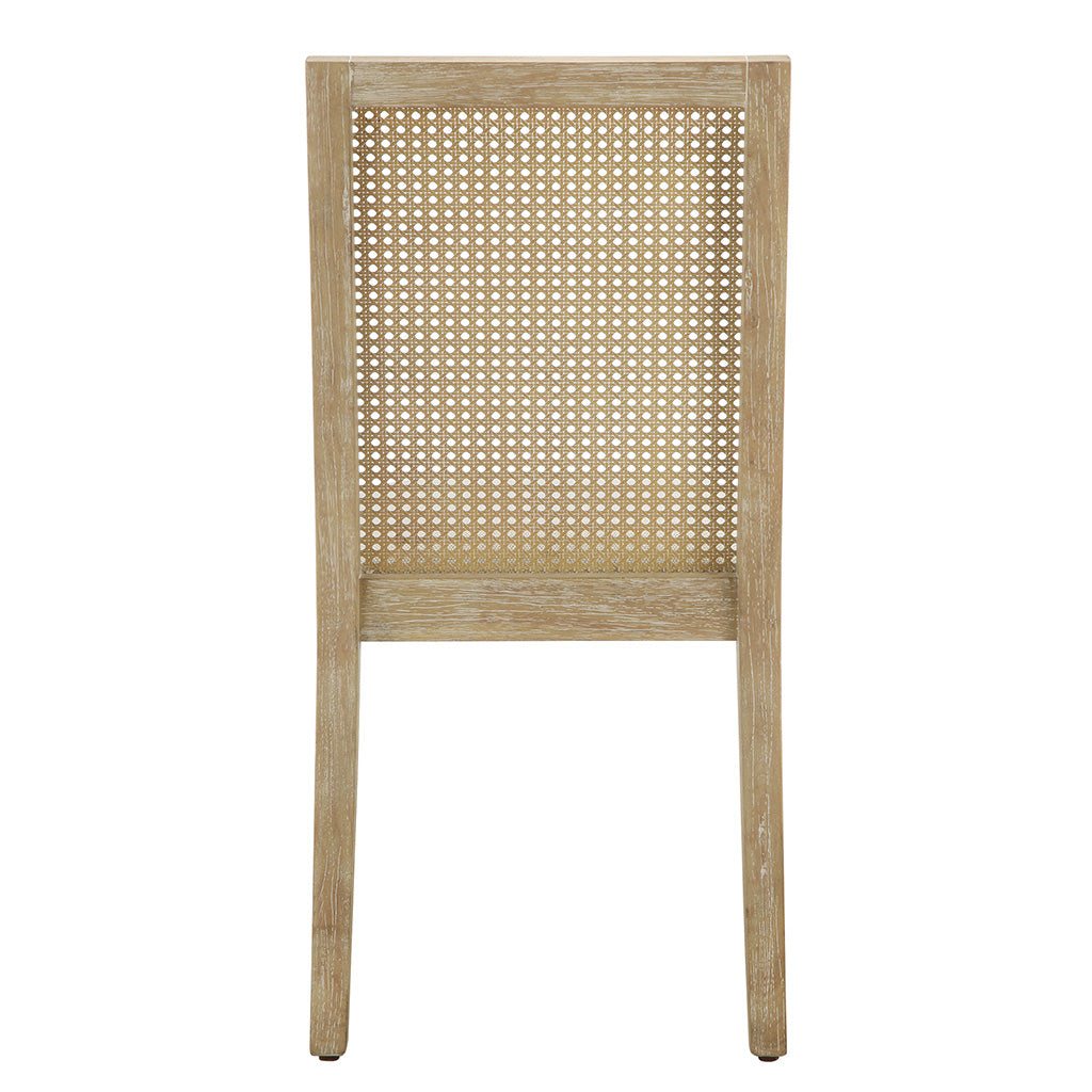 Dining Chair Set Of 2 Natural Polyester
