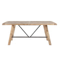 Sonoma Dining Table Natural Solid Wood