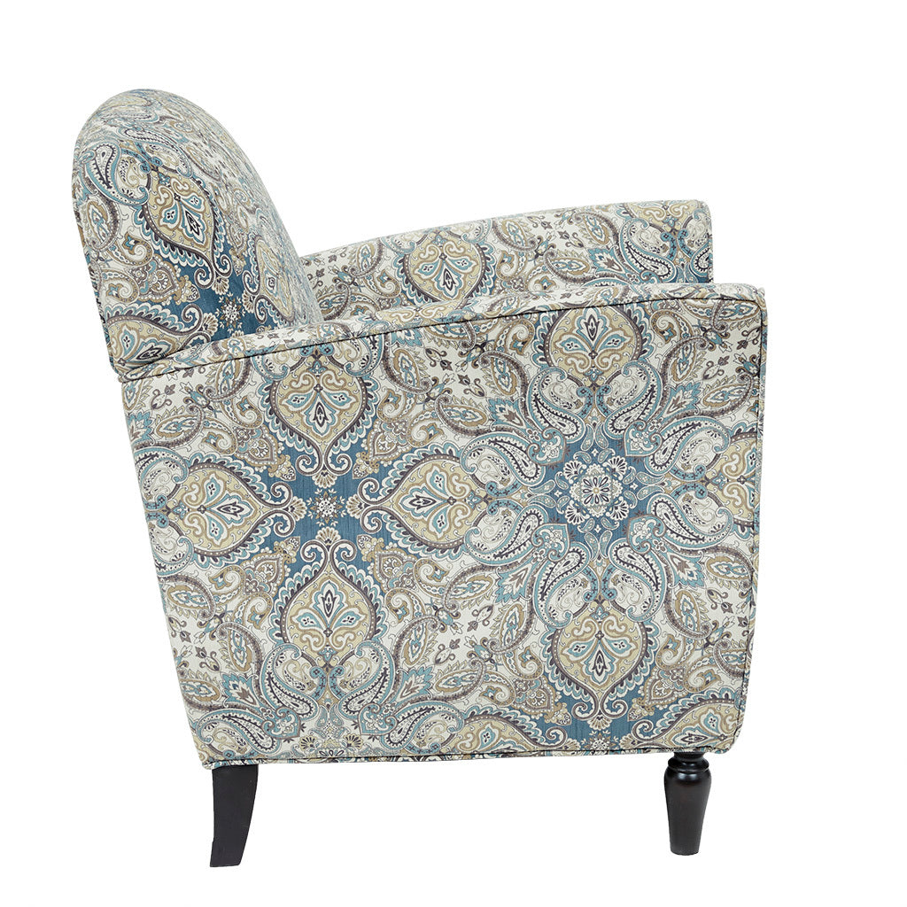 Escher Accent Chair Multicolor Solid Wood