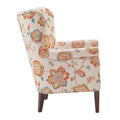 Colette Accent Chair Multicolor Solid Wood