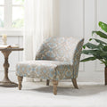 Accent Chair Multicolor Polyester