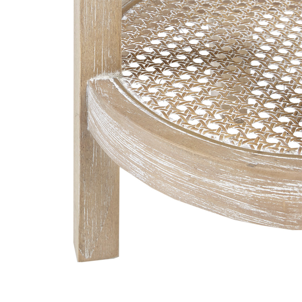 Fatima Accent Table Natural Solid Wood