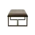 Tracey Ottoman Brown Wood