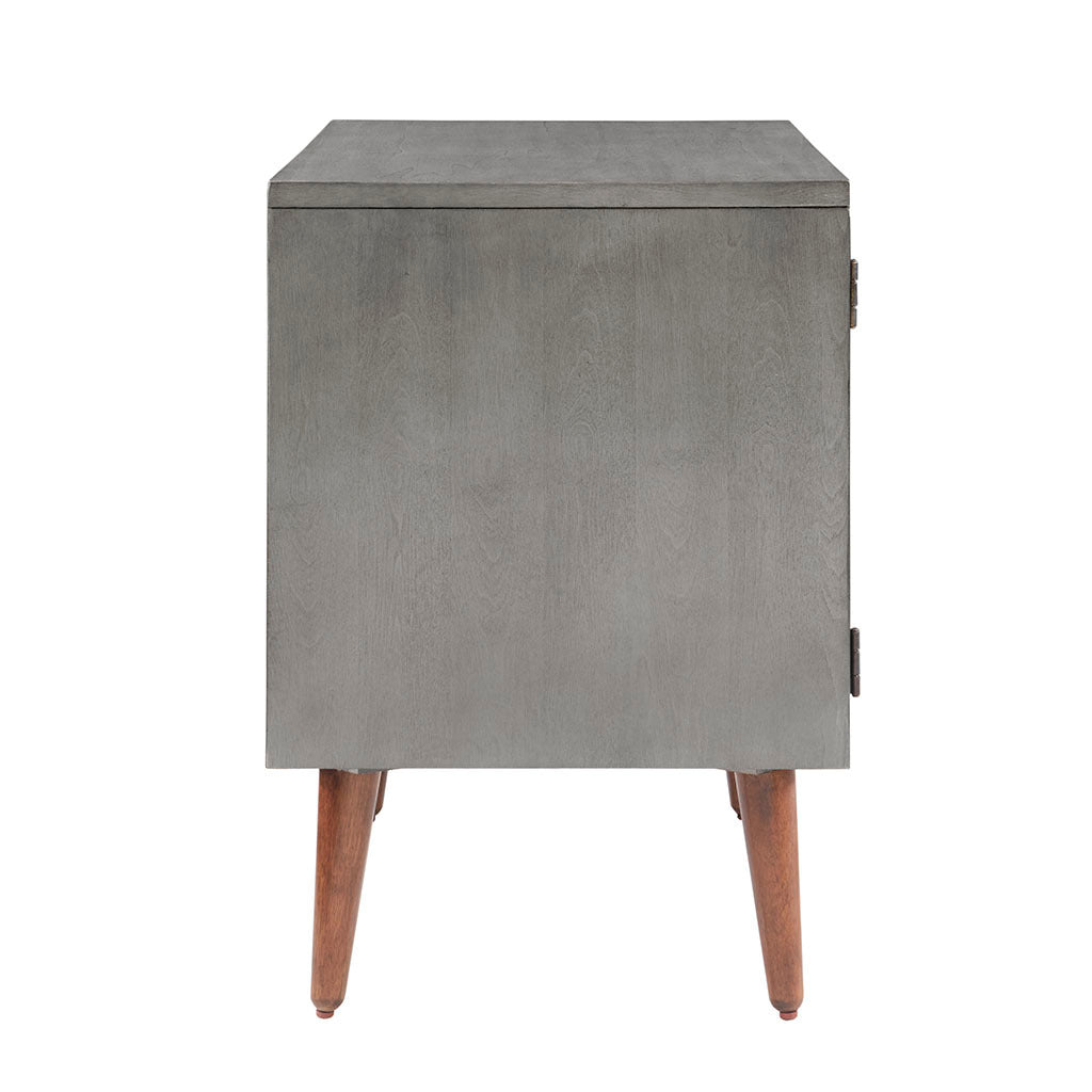 Stinson Storage Nightstand Grey Wood