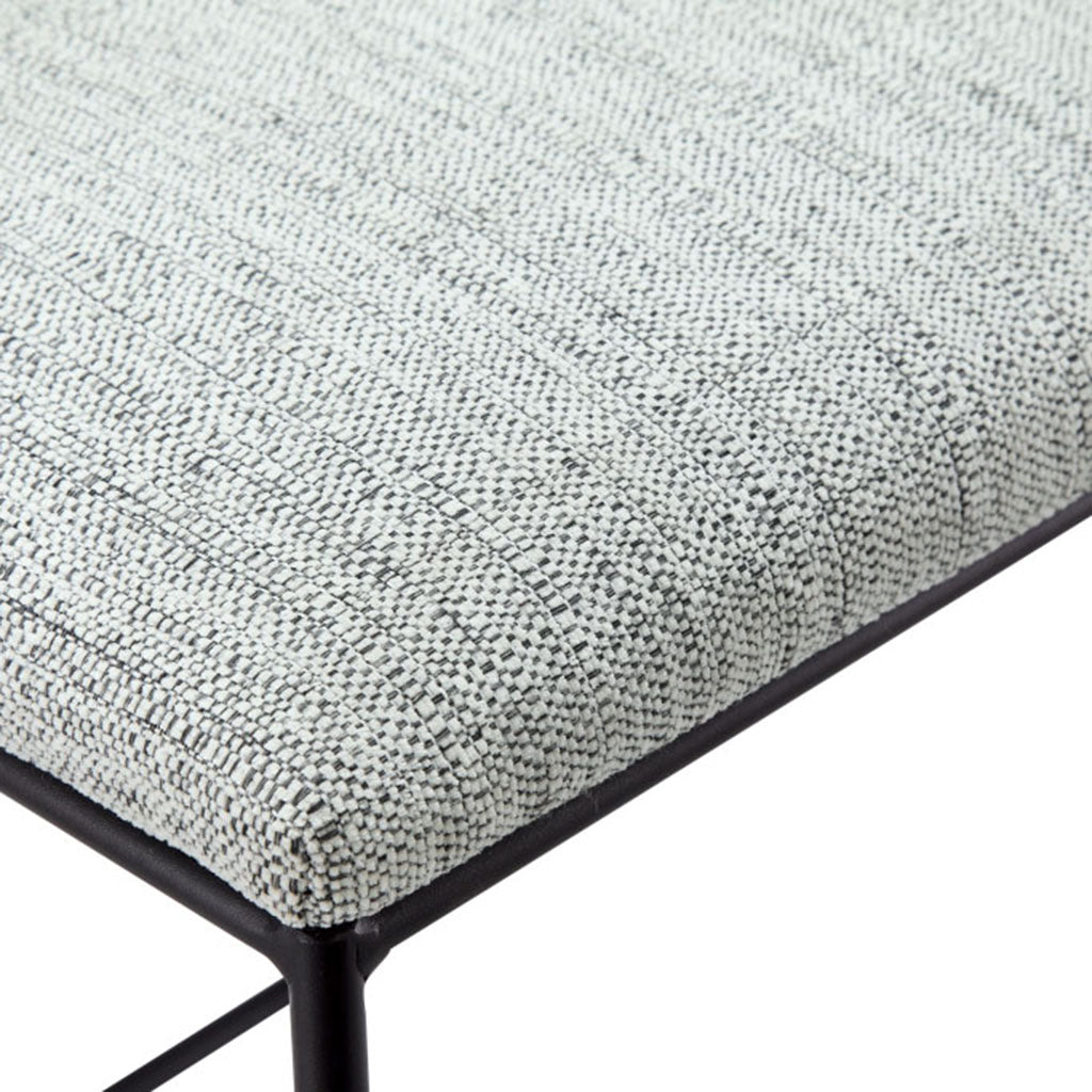 Hastings Counter Stool Grey Black Polyester