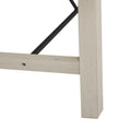 Sonoma Dining Table White Solid Wood