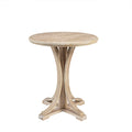 Fatima Accent Table Natural Solid Wood
