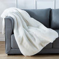 Cassilda Luxury Chinchilla Faux Fur Throw Blanket 50