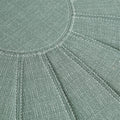 Only Supportbuyer Kelsey Round Pouf Ottoman Seaweed Green Solid Wood