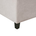 Tufted Top Soft Close Storage Bench Natural Polyester