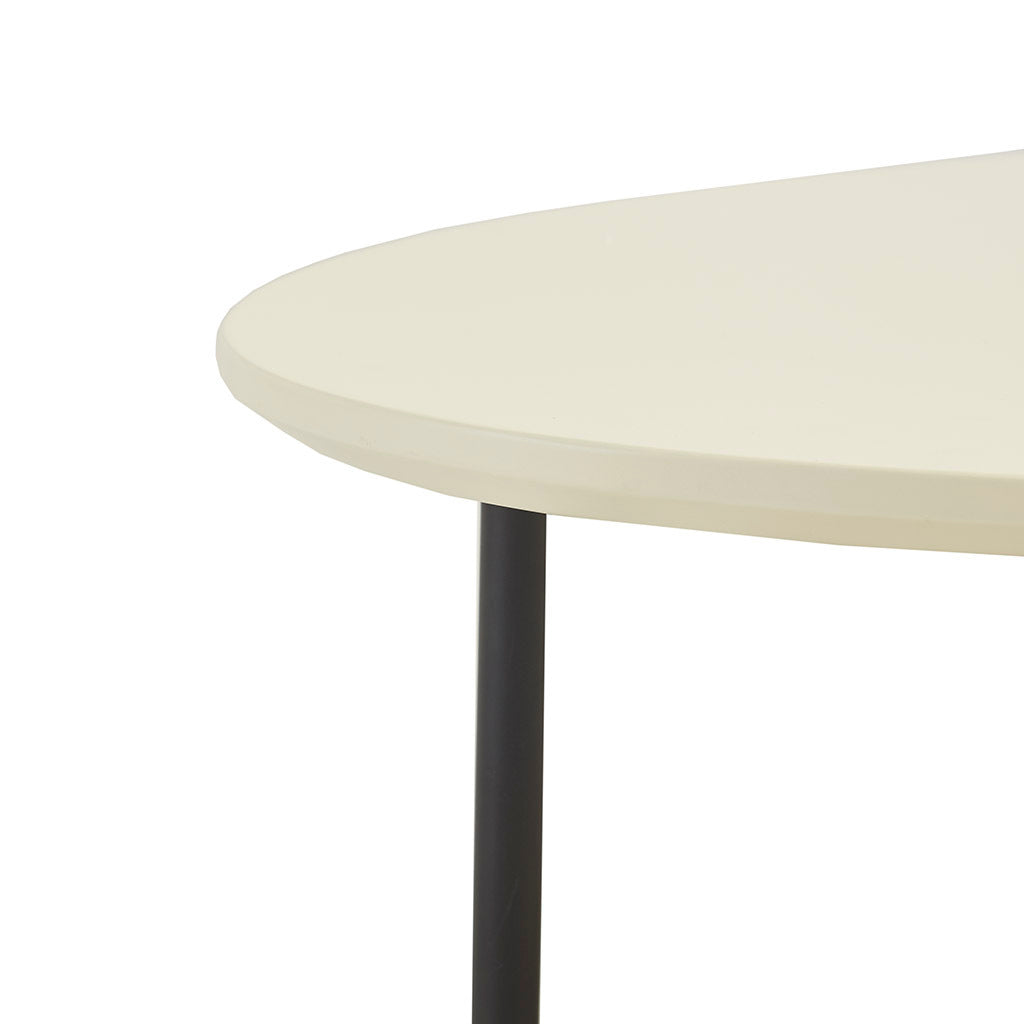 Coffee Table White Natural Wood
