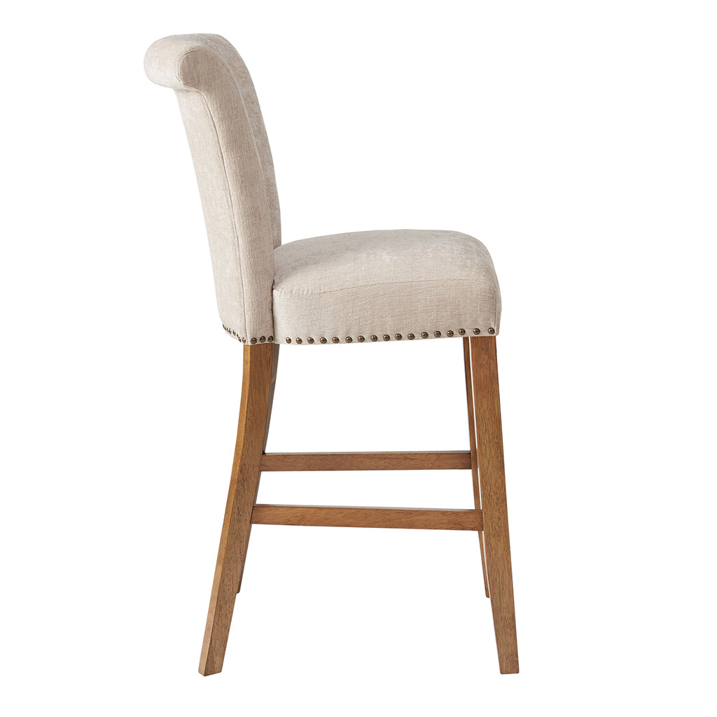 Colfax 30" Bar Stool Cream Polyester