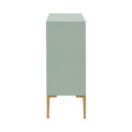 Curry 2 Door Accent Chest Mint Wood