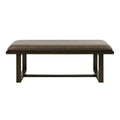 Tracey Ottoman Brown Wood