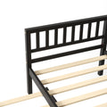 Twin Bed With Trundle, Platform Bed Frame With Headboard And Footboard, For Bedroom Small Living Space,No Box Spring Needed,Espresso Old Sku:W50440557 Twin Espresso Pine