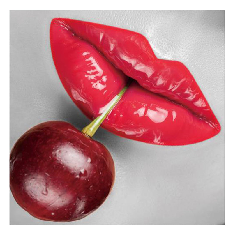 Oppidan Home "Cherry Lips" Acrylic Wall Art 40"H X 40"W Multicolor Acrylic