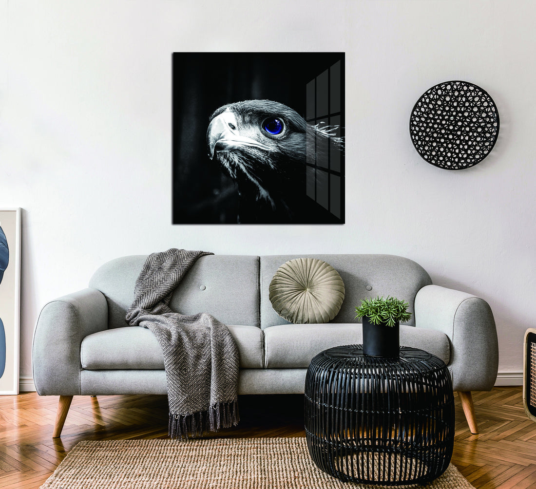 Oppidan Home "Focused Eagle" Acrylic Wall Art 40"H X 40"W Multicolor Acrylic