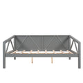 Full Size Daybed, Wood Slat Support, Gray Gray Solid Wood