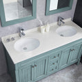 White Oval Undermount Bathroom Sink With Overflow White Ceramic