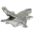 Ambrose Diamond Encrusted Chrome Plated Crocodile 34