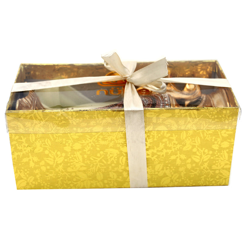 Ambrose Chrome Plated Crystal Embellished Ceramic Vase Gold Ceramic