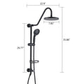 Handshower Shower Head With Handheld Shower System With 8