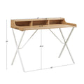 Laurel Desk Natural White Mdf