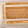 Ambrose Exquisite Small Glass Tray In Gift Box Gold Glass