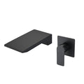 Wall Mount Waterfall Bathtub Faucet Matte Black Stainless Steel