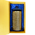 Ambrose Exquisite Glass Canister In Gift Box Gold Glass