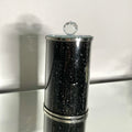 Ambrose Exquisite Glass Canister In Gift Box Black Glass