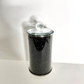 Ambrose Exquisite Glass Canister In Gift Box Black Glass