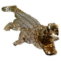 Ambrose Diamond Encrusted Gold Plated Crocodile 25