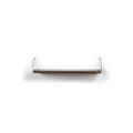 Altai Floating Wall Decor Wall Mounted Rustic Decorative Hanging Metal Bracket Single Shelf For Books, Walnut Chrome Walnut Solid Wood