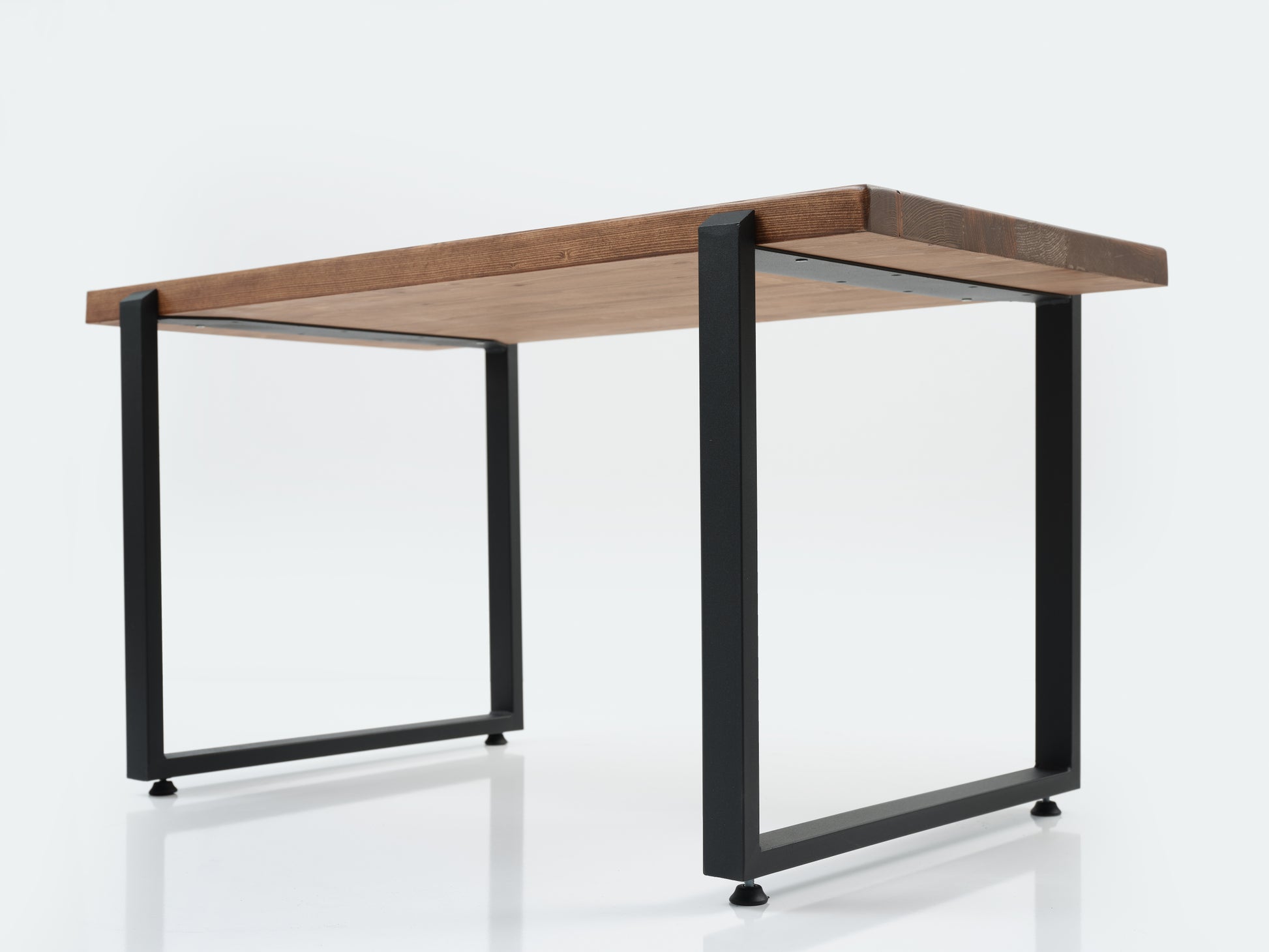 Furnish Home Store Paris 39'' Live Edge Solid Wood Rustic Coffee Cokctail Table For Living Rooms Walnut Solid Wood