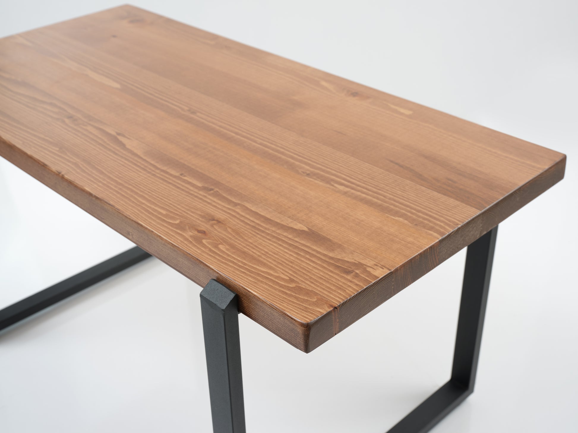 Furnish Home Store Paris 39'' Live Edge Solid Wood Rustic Coffee Cokctail Table For Living Rooms Walnut Solid Wood