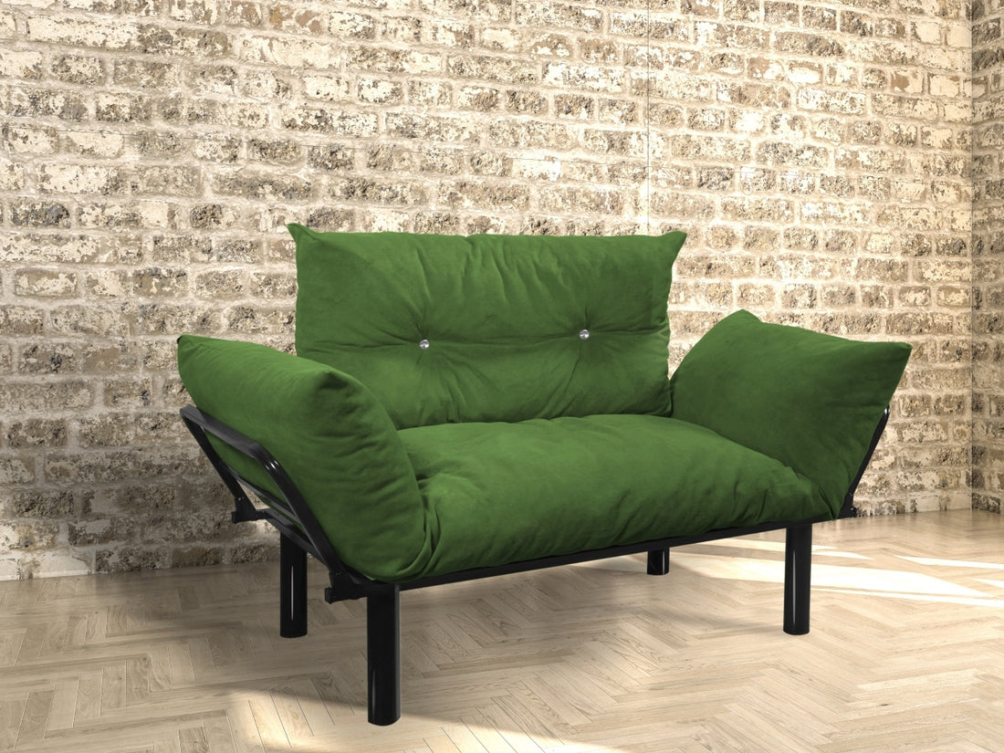 Ada Beautiful Seat, Khaki Green Foam Metal